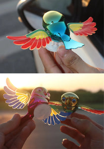 Cute Flying Companion Bird Car Ornament