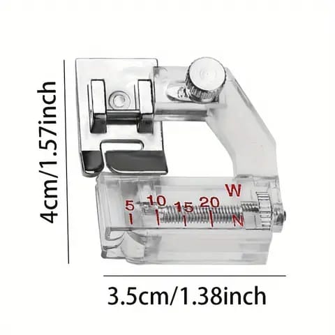 Adjustable Bias Tape Binding Foot