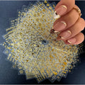 30PCS Nail Stickers, 3D Self-Adhesive Nail Decals