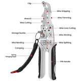 28 in 1 Multifunctional Wire Stripping Tool Electrician Pliers Side Cutters