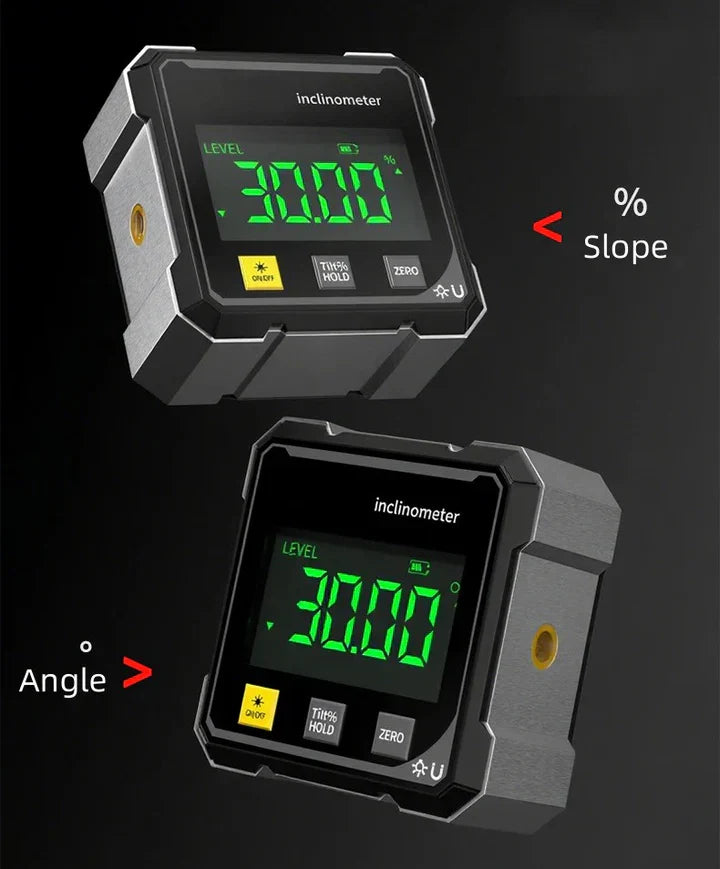 Pocket Electronic Digital Angle Finder Box, Inclinometer