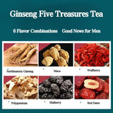 Hot Ginseng Tea For Health Energy Booster Kidney Cleansing
