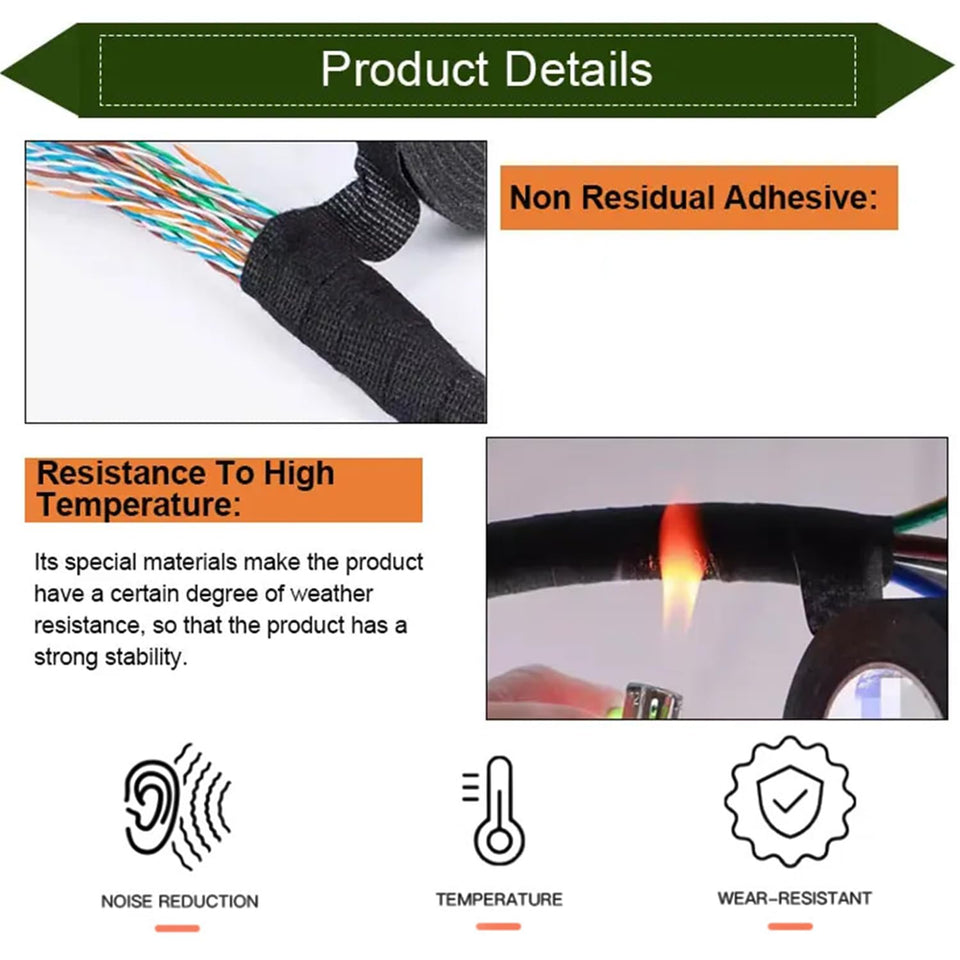 Electrical Tape for Wires Anti-Abrasion Flame retardant