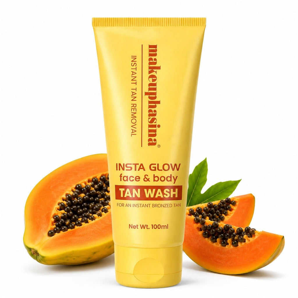 Makeuphasina Face & Body Tan Wash | Insta Glow Tan Removal