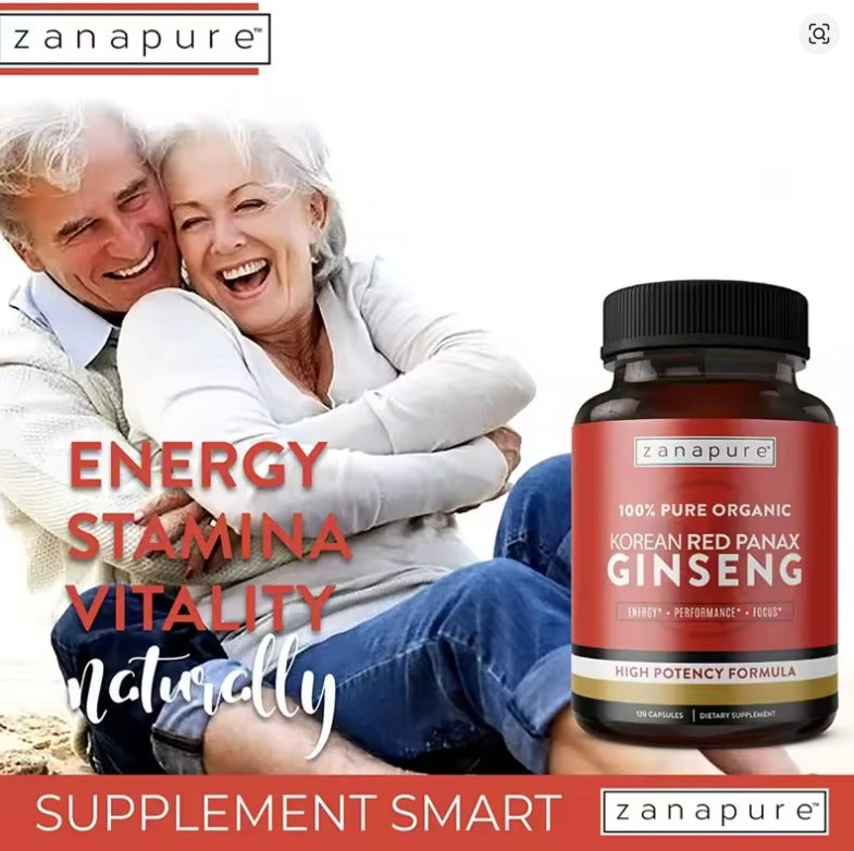 Ginseng Root Extract Powder - Promotes Male Energy, Focus, and Vitality