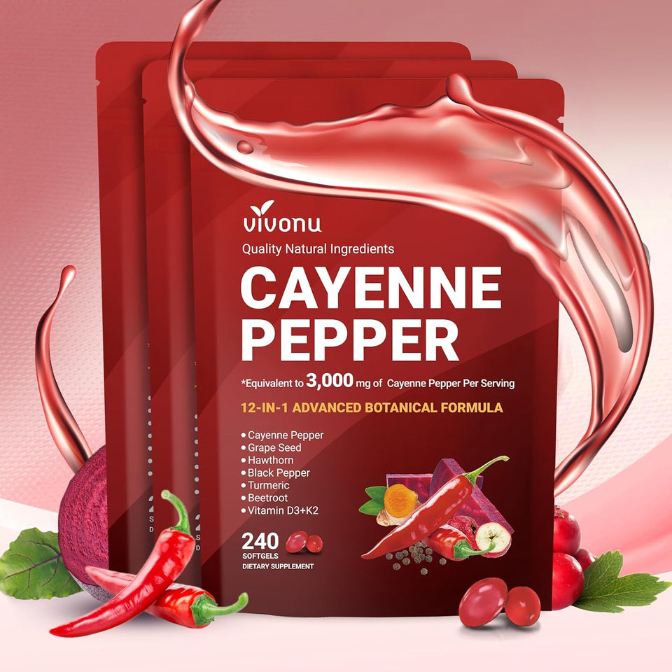 Cayenne Pepper Softgels Supplement