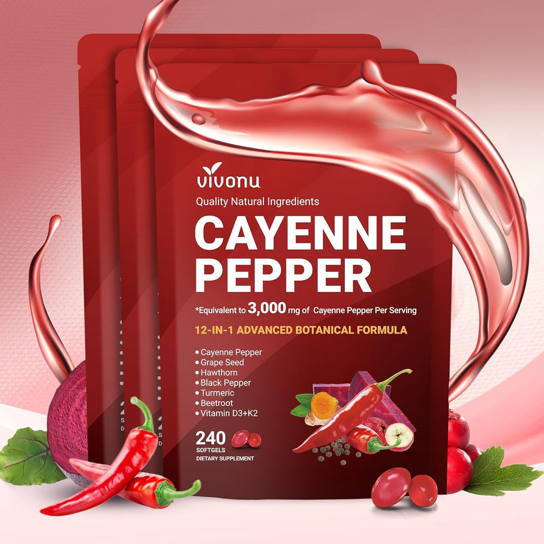 Cayenne Pepper Softgels Supplement