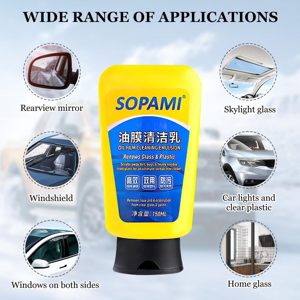 Ultimate Oil Film Glass Cleaner for Car Windows