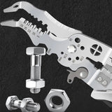 28 in 1 Multifunctional Wire Stripping Tool Electrician Pliers Side Cutters