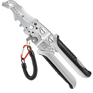 28 in 1 Multifunctional Wire Stripping Tool Electrician Pliers Side Cutters