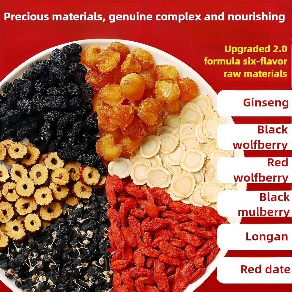 Five Treasure Ginseng Wellness Tea Clean & Natural Herbal Blend