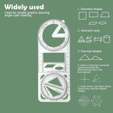 New Multifunctional Geometric Plastic Ruler