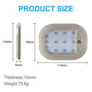 8 In 1 Rechargeable Car Roof Ceiling Interior light
