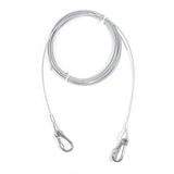 Stainless Steel PVC Coated Clothesline, Portable Windproof Indoor/Outdoor