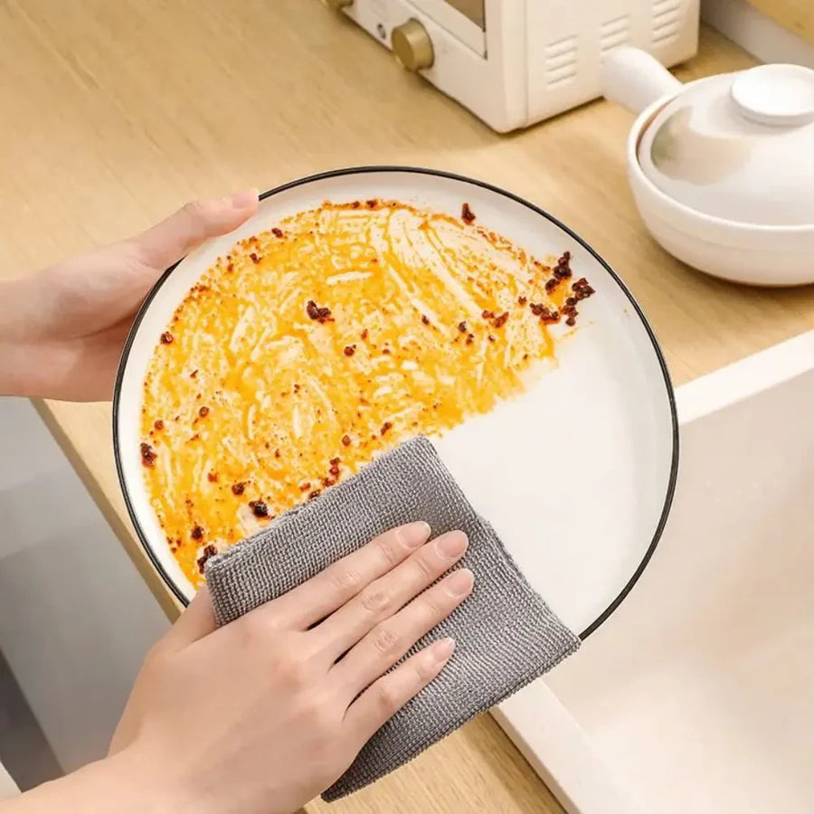 Large Capacity Microfiber Cleaning Towels Reusable Washable (Mega Sale)