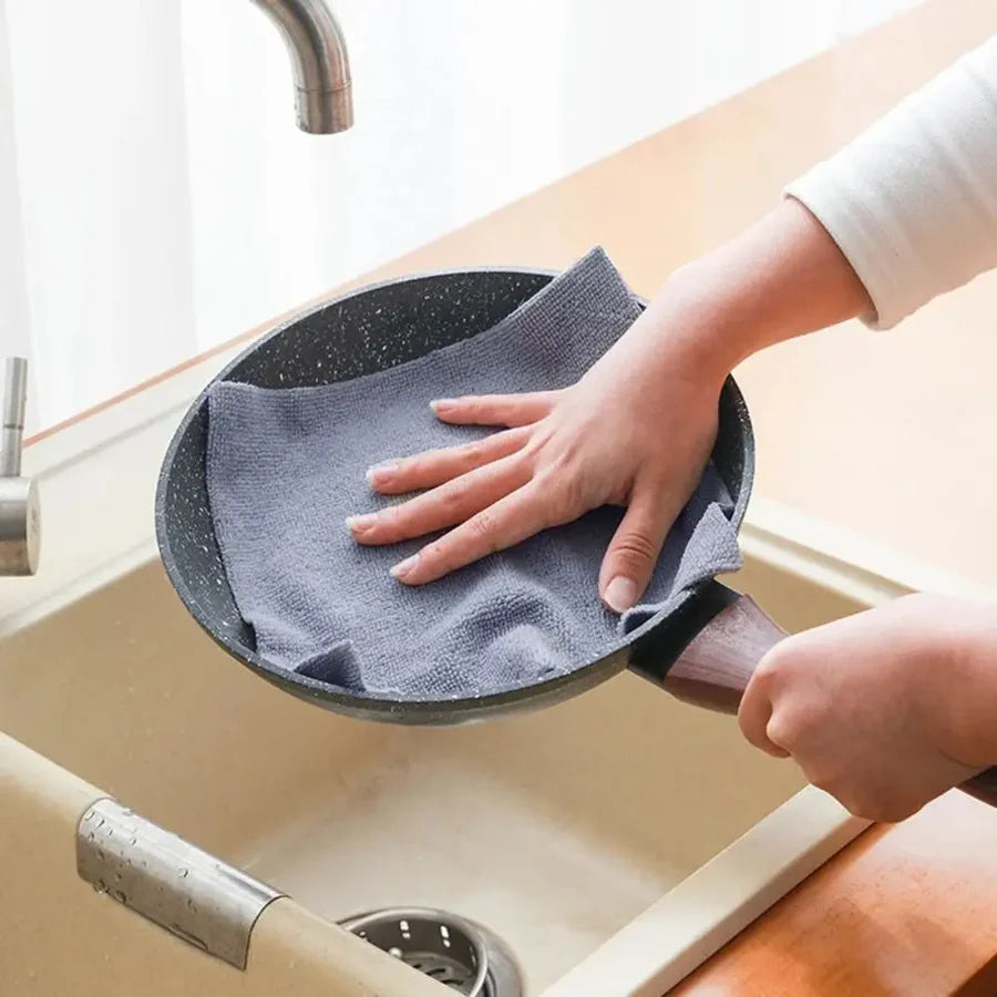 Large Capacity Microfiber Cleaning Towels Reusable Washable (Mega Sale)