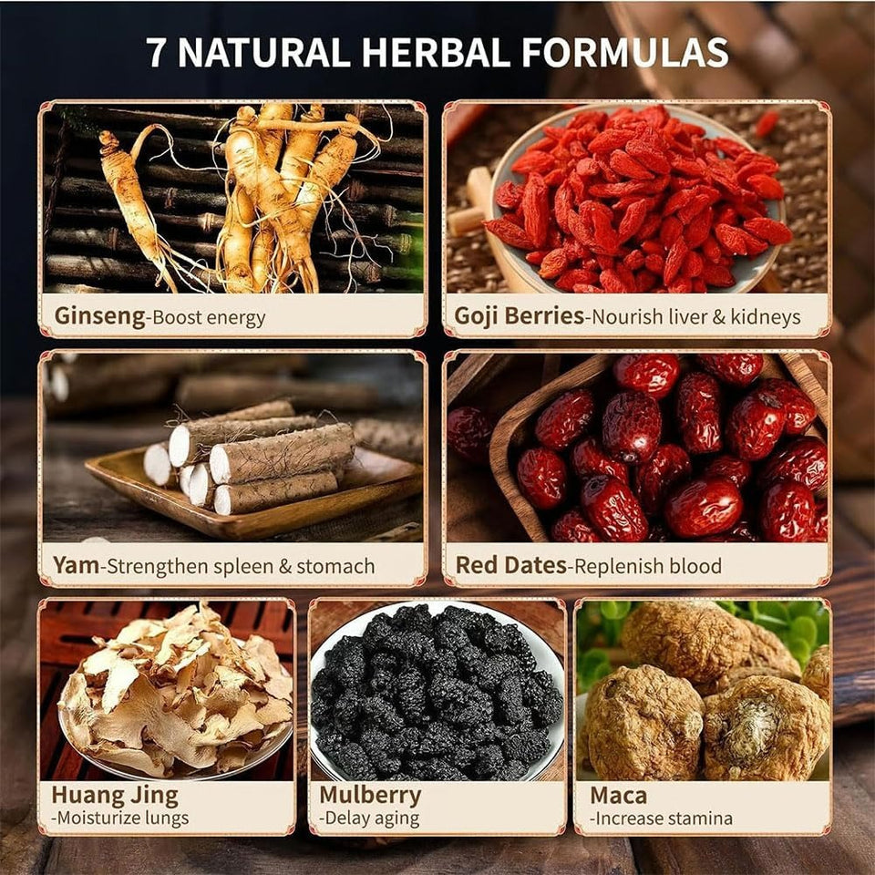 Ginseng & Mulberry Herbal Hidden Power five treasures Tea