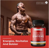 Ginseng Root Extract Powder - Promotes Male Energy, Focus, and Vitality