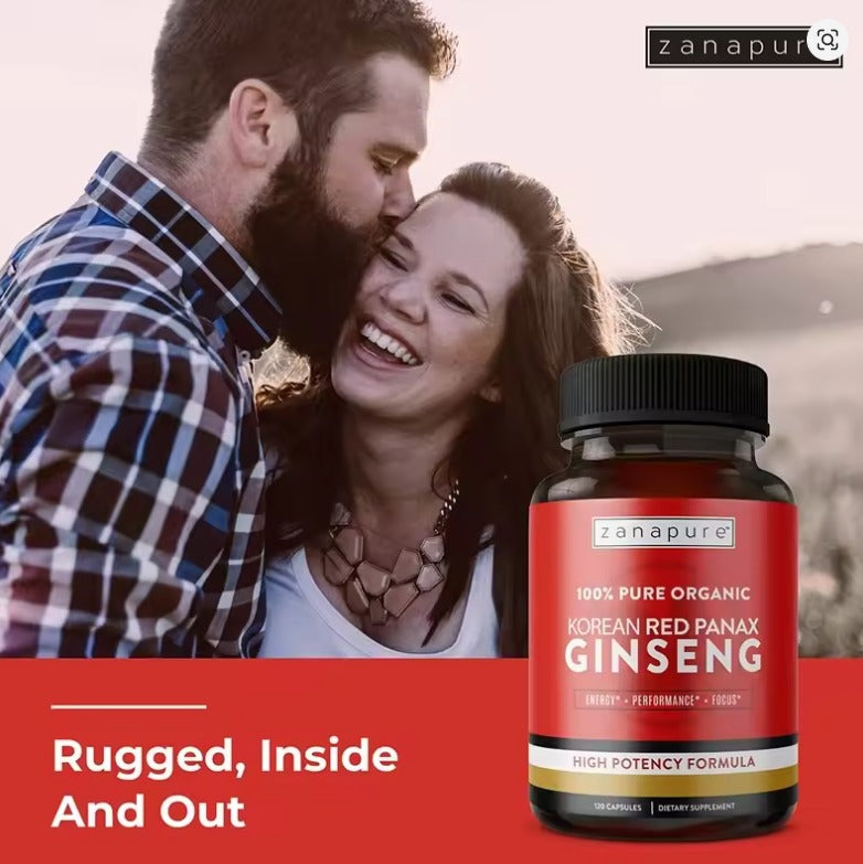 Ginseng Root Extract Powder - Promotes Male Energy, Focus, and Vitality