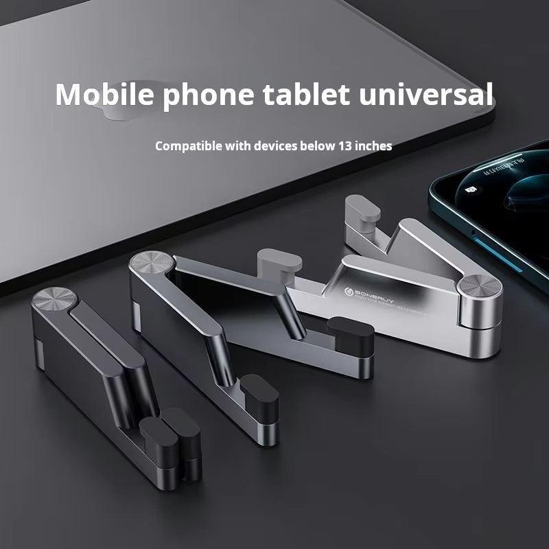 Portable Aluminum foldable mini phone holder for desk